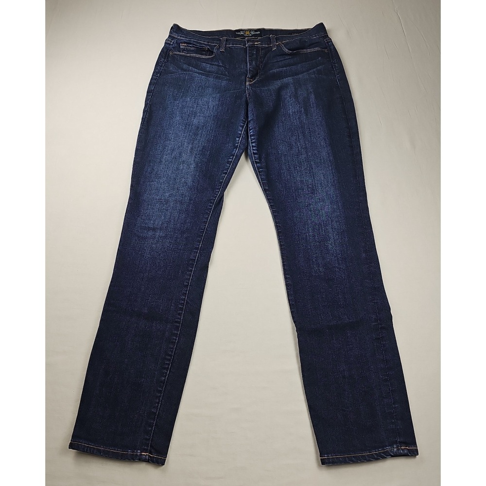 Lucky Brand Sofia Skinny Jean's Women's 16/33 Blue Denim Dark Wash Stretch